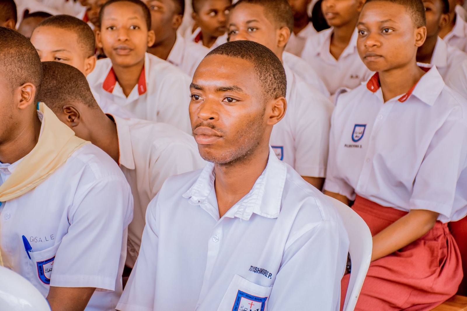 Learners at Fisenge Secondary School